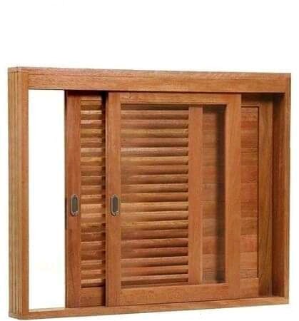 Fizemos portas e janelas de madeira nacional