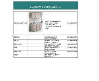 A venda Cozinha completa, 120m2