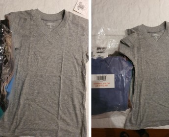 A venda 12 Camisolas de algodão novas para criança, tamanho S (6-8 anos)