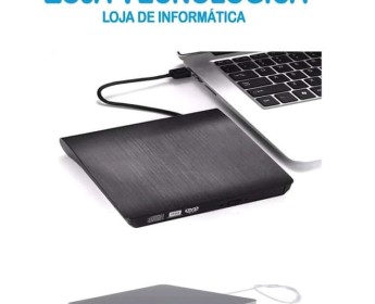 A venda DRIVE EXTERNA DE CD E DVD