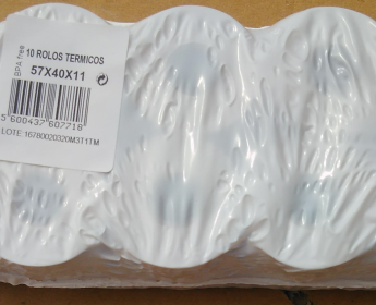 A venda ROLO TERMICO 57X40X11 - Pct 10 Un