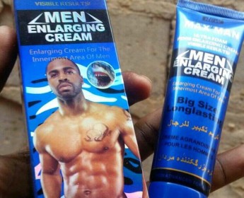 A venda MaxMan creme para crescimento do órgão genital masculino