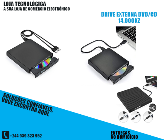 DRIVE EXTERNA DE DVD/CD