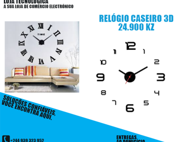 A venda RELÓGIO CASEIRO 3D