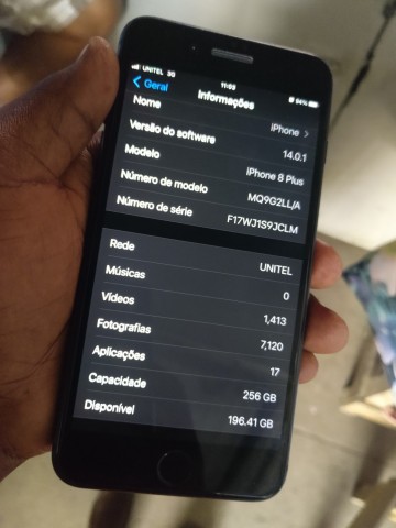 Venda Estou a vender o meu iPhone 8plus de 256GB