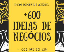 A venda E-BOOK +600 IDEIAS DE NEGÓCIOS