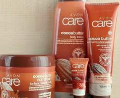 A venda Conjunto creme corporal Avon Care manteiga de cacau
