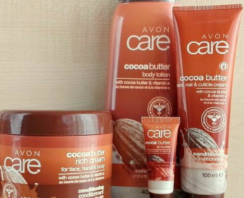 A venda Conjunto creme corporal Avon Care manteiga de cacau