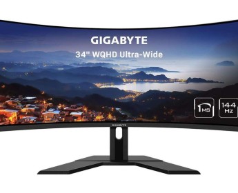 A venda GIGABYTE G34WQC A-SA 34 144Hz Curved Gaming Monitor, 3440 x 1440