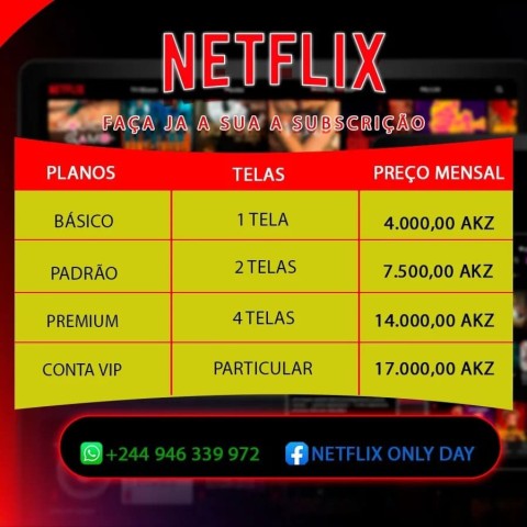 Serviços NETFLIX