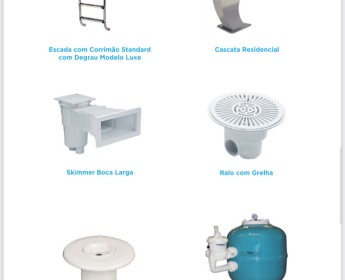 A venda Produtos e materiais de Qualidade pra piscina