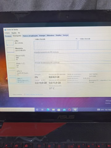 Venda Portátil ASUS ROG GAMER