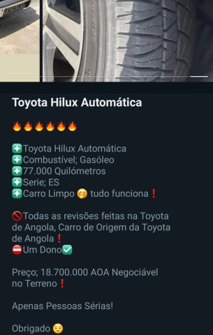 Venda Hilux automático fechado rbro prnt