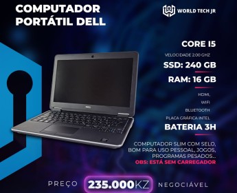 A venda Computador portátil DELL CORE I5
