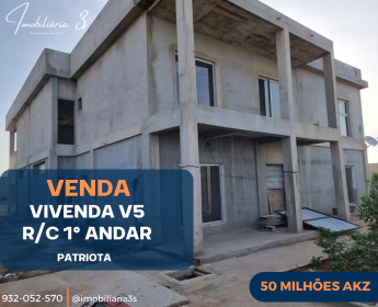 A venda VENDA VIVENDA V5 R/C 1º ANDAR PATRIOTA