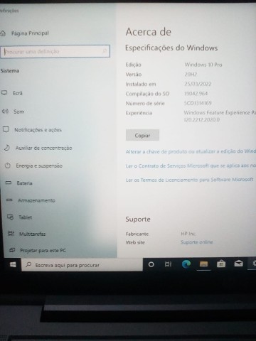 Venda HP Portátil