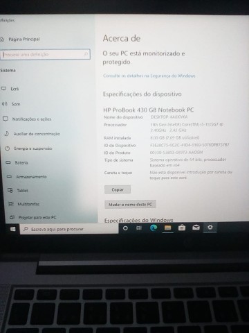 Venda HP Portátil
