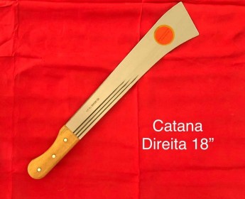 A venda Catana direita e curvada