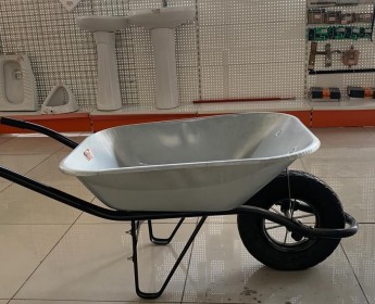 A venda Carro da mão cinzento