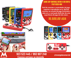 A venda Game SUP Retro Clássico - com 400 jogos na memória