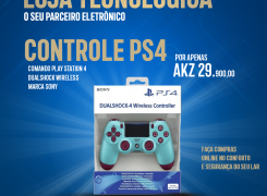 Anúncio CONTROLE PlayStation 4