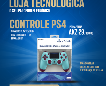 A venda CONTROLE PlayStation 4
