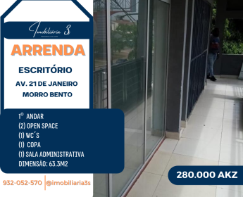 A venda ARRENDA ESCRITÓRIO AV. 21 DE JANIERO MORRO BENTO