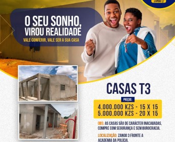 A venda CASAS SOCIAIS KIXUXI ( ZANGO 3)