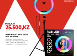 Anúncio RING LIGHT RGB DE14 POLEGADAS