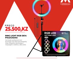 Comprar RING LIGHT RGB DE14 POLEGADAS