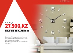 Comprar RELÓGIO DE PAREDE 3D