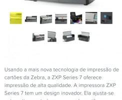 A venda Impressoras PVC