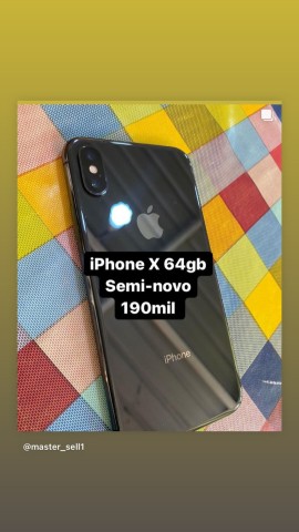 Venda IPhone X 64gb