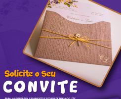 A venda Criação de convites diversos