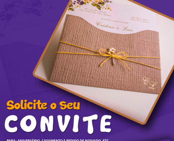 A venda Criação de convites diversos