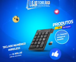 A venda TECLADO NUMERICO WIRELESS