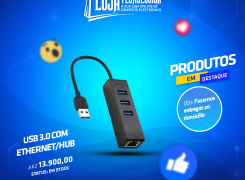 USB 3.0 COM ETHRNET HUB