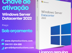 Anúncio Microsoft Windows Server 2022 Datacenter (Chave de ativação)