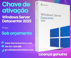 Comprar Microsoft Windows Server 2022 Datacenter (Chave de ativação)