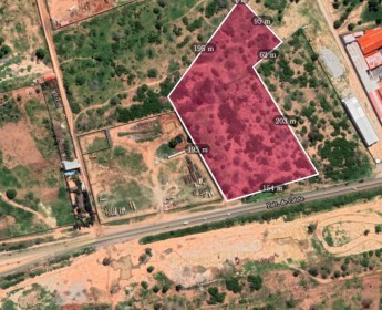 A venda VENDE-SE TERRENO DE 04 HECTARES DE PRIMEIRA LINHA