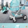 Babyfond-3-in-1 carrinho de bebê com assento de carro, carrinho de criança dobrável para bebê 0-3 anos, em dois sentidos