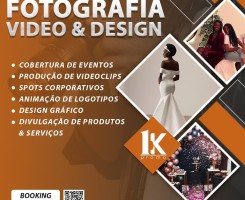 A venda FOTOGRAFIA, VIDEOS, DESIGN e PROMOÇÃO