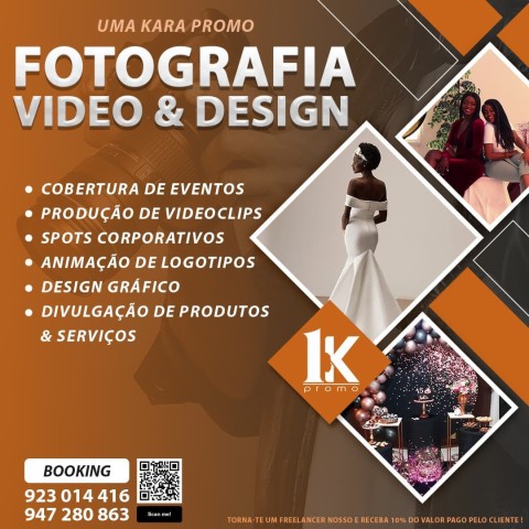 FOTOGRAFIA, VIDEOS, DESIGN e PROMOÇÃO
