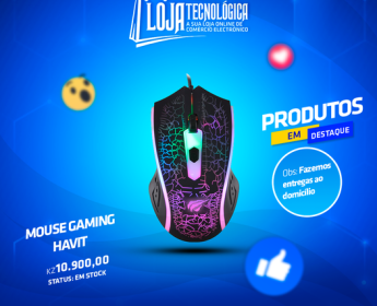 A venda Mause Gaming Havit