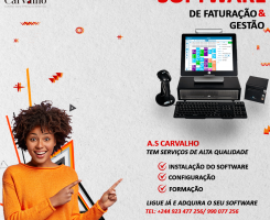 A venda Software de Faturação e Gestão