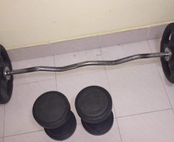 A venda Material fitnes