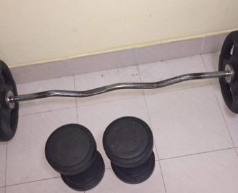 A venda Material fitnes