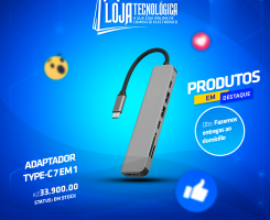 A venda ADAPTADOR USB TYPE C 7EM1