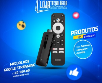 A venda MECOOL KD3 GOOGLE STREAMING