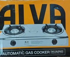 Comprar Fogão a gás automático de aço inoxidável de duas bocas